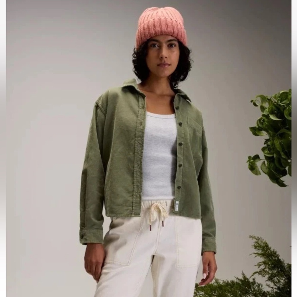 🛍️NWT Alpine Design Medium Button Up Cord Shirt - Olive Haze